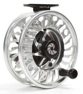 Nautilus NV Spey Reel in Brushed Silver